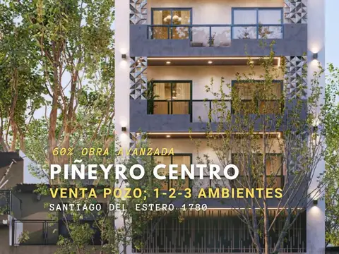 Venta depto 3 amb en pozo Piñeyro Centro