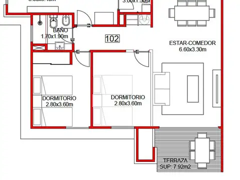 Las Hiedras al 1100 - Alto los Robles
