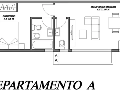 Departamento en Venta en Vicente Lopez Vias / Maipu, USD 164.628