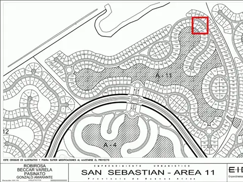 Lote al agua en venta area 11 San Sebastian Oportunidad