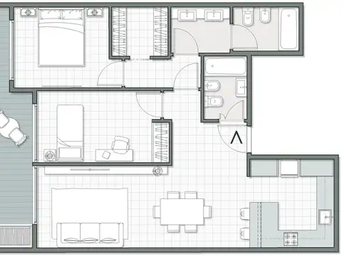 3 Ambientes con terraza| Inversión en Pozo | Excelente Precio