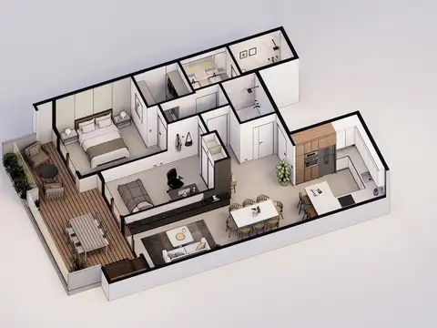 Departamento en Venta de 3 ambientes