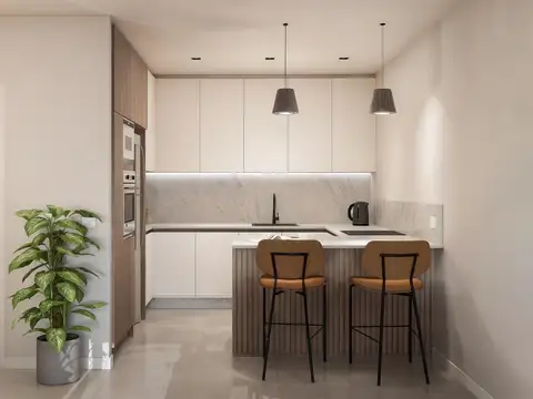 Departamento 3 ambientes con 2 baños