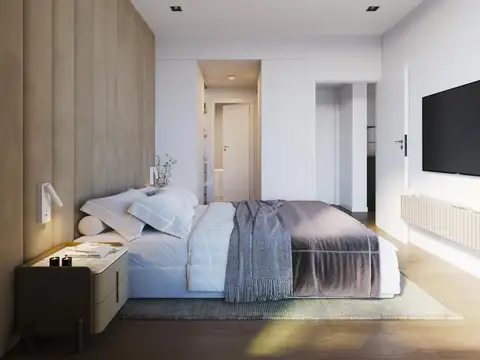 Departamento 2 ambientes con 1 baño