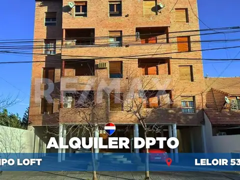 ALQUILER Departamento tipo LOFT Leloir 535