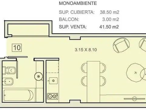 Departamento en Alquiler en Retiro, $ 700.000