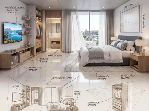 Departamento en Venta con 2 cocheras
