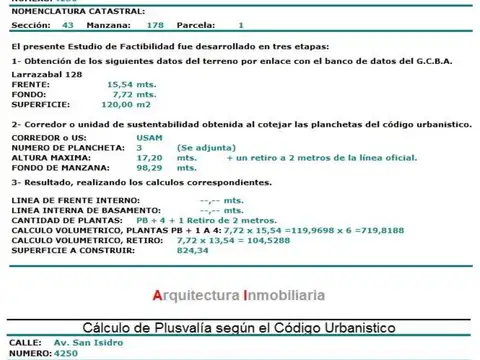 Terreno en Venta de 1,0 m2