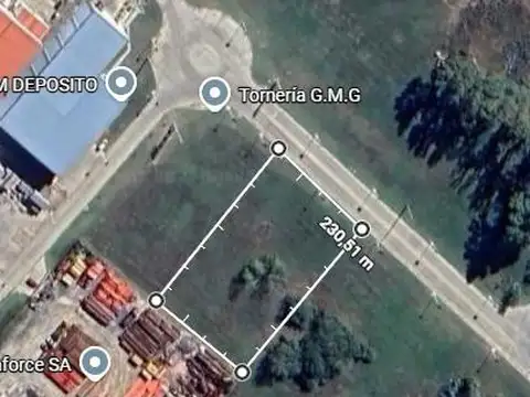 Terreno de 2724mts sobre acceso principal Parque Industrial Ruta 6 – Exaltación de la Cruz