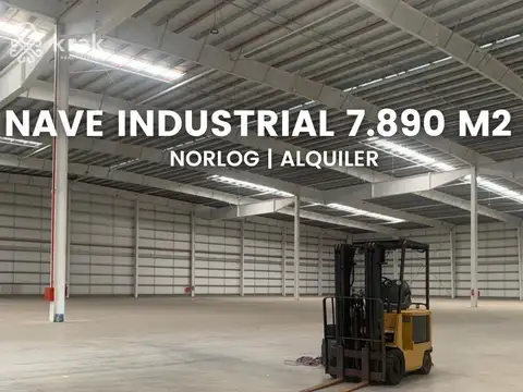Nave industrial de 7.890 m2 en parque industrial Norlog, Benavidez