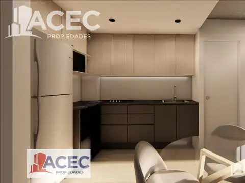 Departamento Monoambiente con 1 baño