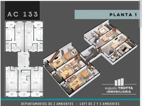 Departamento en Venta de 2 ambientes