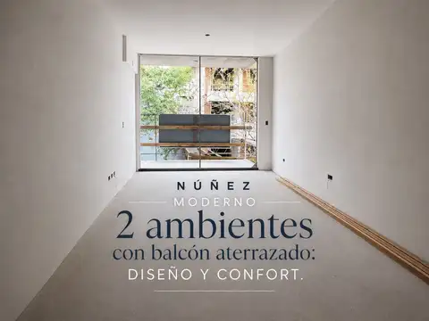 DEPARTAMENTO 2 AMB VENTA NUÑEZ BALCON TERRAZA POZO