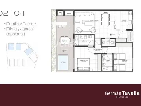 VENTA DEPARTAMENTO PARQUE LELOIR - BOSCANA