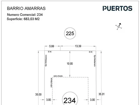 VENTA - LOTE  BARRIO PRIVADO " LAS AMARRAS " - PERMUTA - FINANCIACION -  ESCOBAR