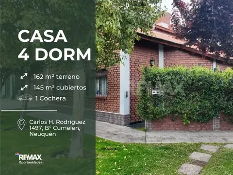 Venta casa 4 dormitorios barrio cumelén