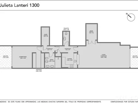 Departamento en Venta de 2 ambientes