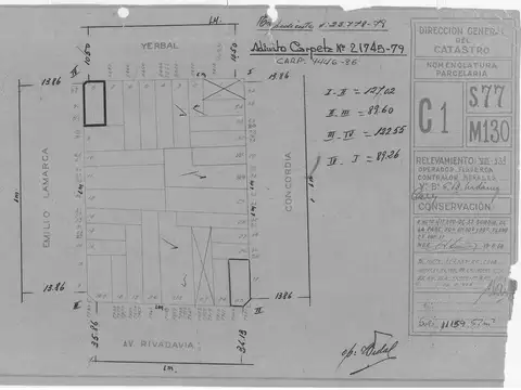 IMPORTANTE TERRENO "Yerbal 3466"   FLORESTA