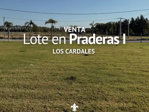 TERRENO EN VENTA, BARRIO PRADERAS I, LOS CARDALES