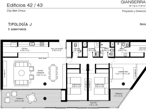 Departamento en Venta con 1 cocheras