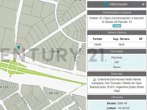 Terreno en Alquiler en Tigre Centro, USD 4.500