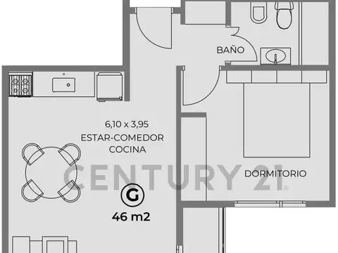 DOS AMBIENTES, POZO,  INVERSIÓN,  APTO PROFESIONAL  y AMENITIES.