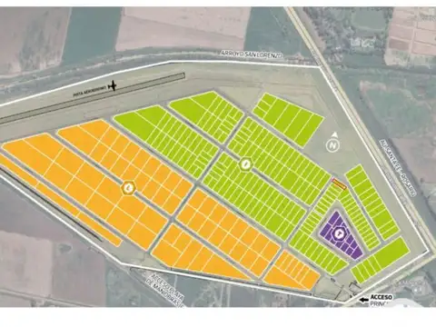 Ruta Prov. 25 intersección AU Rosario - Santa Fe
