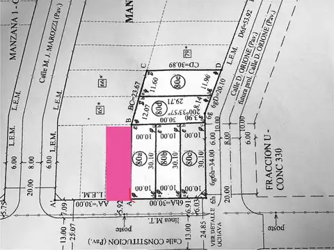 REMAX VENDE / LOTE ESCRITURABLE /ZONA SUR