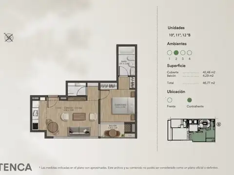 2 AMB en Construcción en Palermo Hollywood - Tenca