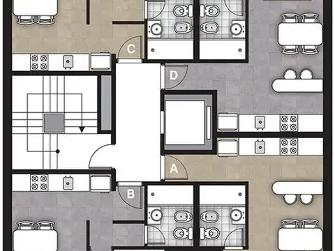 Departamento en Venta de 1 dormitorio