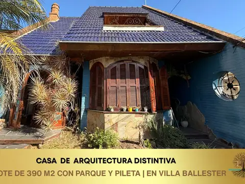 Casa con parque y piscina / Villa Ballester