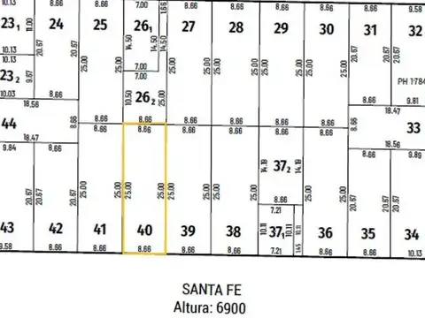 Terreno en Venta de 216,0 m2