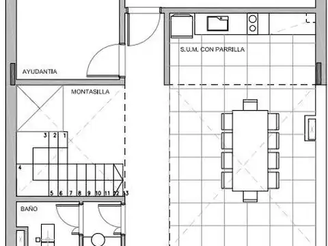 Departamento en Venta de 2 ambientes