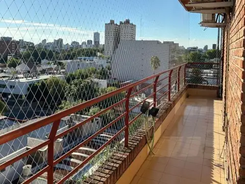 TEMPORARIO DE TRES AMB EN NUÑEZ DIVINO C BALCON LUMINOSO!