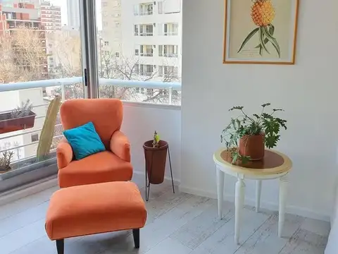 Departamento 2 ambientes con 2 baños