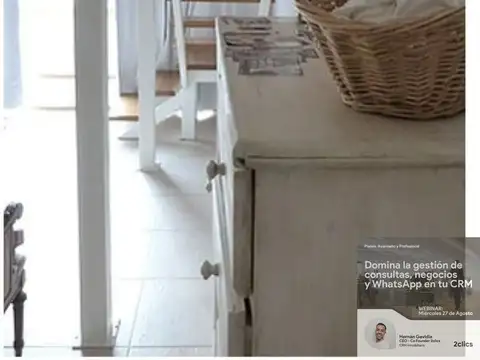 Departamento 2 ambientes con 1 baño