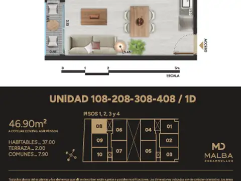 Departamento en Venta 1 año