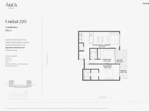 Departamento - Nuñez