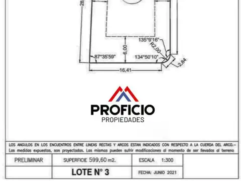 Terreno en Venta 35  mts Fondo