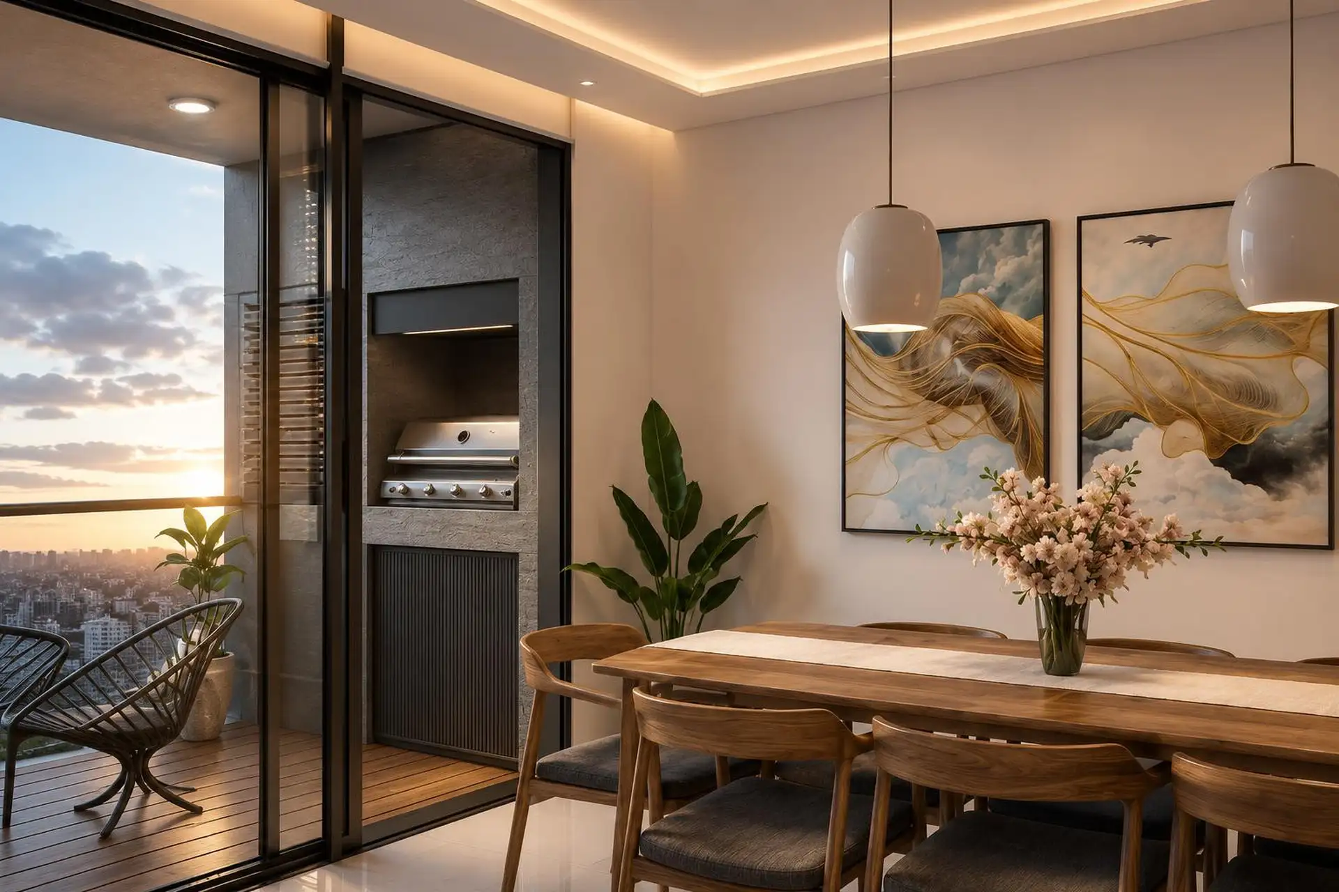 Depto 3 amb, 100m² con balcón y parrilla — Zona Guemes
