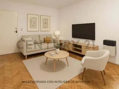 Departamento en venta 3 ambientes con 2 patios en Almagro
