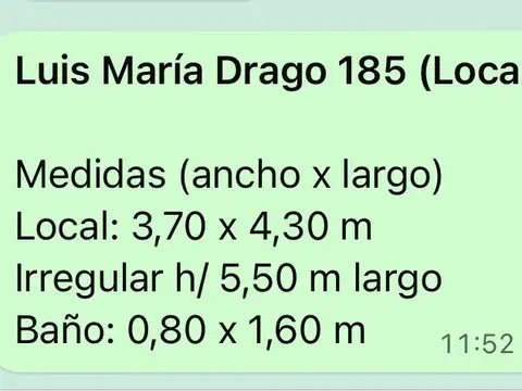 Local en Venta en Villa Crespo, USD 69.900