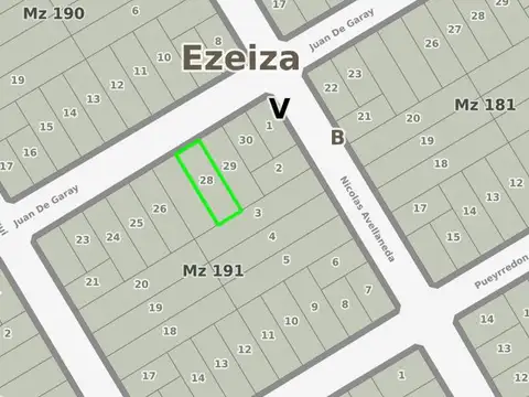 Terreno en Venta en Ezeiza, USD 45.000