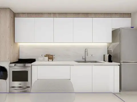 Departamento 2 ambientes con 1 baño