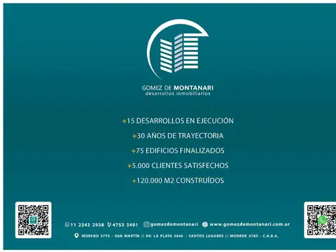 Departamento en Venta 1 año