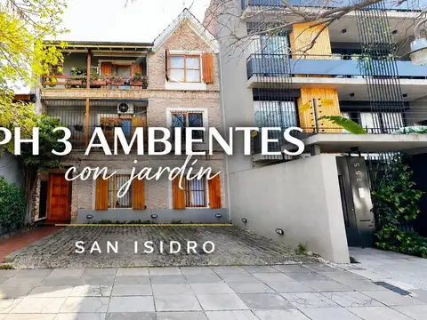 PH 3 AMBIENTES VENTA SAN ISIDRO JARDIN UBICACION