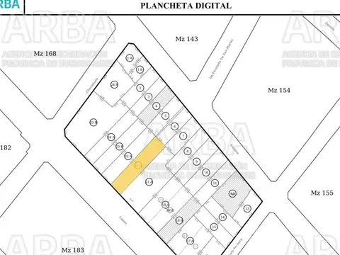 Lote  en Venta sobre Avenida Cazón en Tigre Centro.