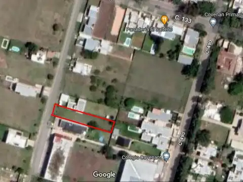 Terreno en Venta 47  mts Fondo