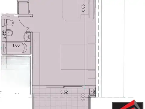 Monoambiente Apto Crédito|Divisible 37m² | Núñez | Balcón Frente