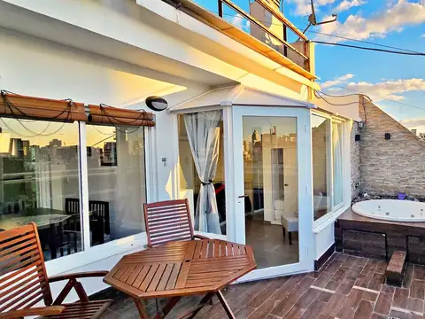 Alquiler – 2 amb c/ balcón aterrazado, jacuzzi y parrilla